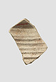 Sherd, Ceramic, Sasanian