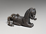 Pin in the form of a lion, Bronze, iron, Iran