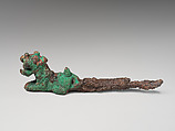 Pin in the form of a lion, Bronze, iron, Iran