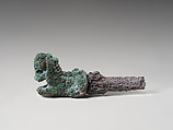 Lion pin, Bronze, iron, Iran