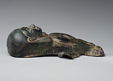 Plaque in the form of a sphinx, Bronze