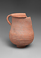 Ribbed juglet, Ceramic, Nabataean