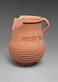 Ribbed juglet, Ceramic, Nabataean