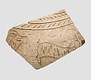 Sherd with incised decoration, Ceramic