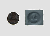 Stamp seal, Hematite, Sasanian