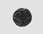 Carinated lentoid seal, Chlorite or steatite, black