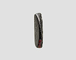 Carinated lentoid seal, Chlorite or steatite, black