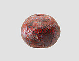 Stamp seal, Marble, red, white and black, Sasanian