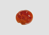 Stamp seal, Carnelian, Sasanian