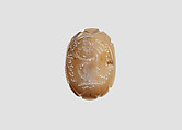 Stamp seal, Quartz, chalcedony, Sasanian