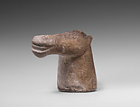 Horse-headed pestle (?), Limestone, Scythian (?)
