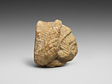Female head, Gypsum alabaster, Sumerian