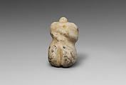 Seated figure, Limestone