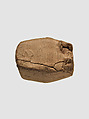 Cuneiform tablet case impressed with cylinder seal, for cuneiform tablet 86.11.248a: receipt of straw, Clay, Neo-Sumerian