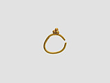 Earring, Gold, Sasanian