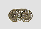Spiral pendant, Silver, Iran