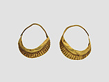Earrings, Electrum, Iran