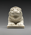 Lion, Unglazed porcelain (Parian ware), British
