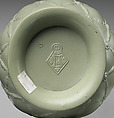 Jug with Assyrian-inspired decoration, Stoneware, pewter, British