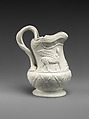 Jug with Assyrian-inspired decoration, Stoneware, British