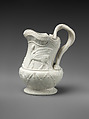 Jug with Assyrian-inspired decoration, Stoneware, British