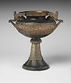 Urn with Assyrian scenes, Slate, bronze, French