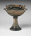 Urn with Assyrian scenes, Slate, bronze, French