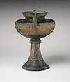 Urn with Assyrian scenes, Slate, bronze, French