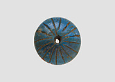 Bead, Glass, Egyptian Blue, Iran