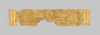 Ornamental band, Gold wire, Iran