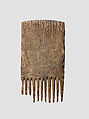 Double-sided wooden comb, Wood, Alanic