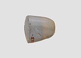 Stamp seal, Chalcedony, blue, Achaemenid