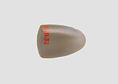 Stamp seal (oval conoid) with cultic scene, Neutral Chalcedony (Quartz), possibly etched to produce mottling, Assyrian