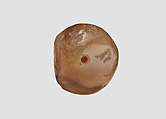 Stamp seal, Agate, banded, Sasanian