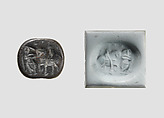 Stamp seal, Bronze, Sasanian