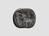Stamp seal, Bronze, Sasanian