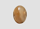 Stamp seal, Chalcedony, yellow, Sasanian