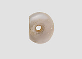 Stamp seal, Chalcedony, milky, Sasanian