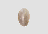 Stamp seal, Chalcedony, milky, Sasanian