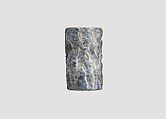 Cylinder seal and modern impression, Lapis lazuli, Sumerian