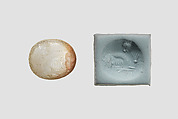 Stamp seal, Chert, red white, Achaemenid