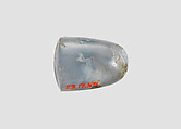 Stamp seal (oval conoid) with cultic scene, Banded and flawed blue Chalcedony (Quartz) , Assyro-Babylonian