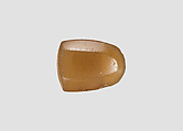 Stamp seal (octagonal pyramid) with cultic scene, Neutral Chalcedony (Quartz), Assyro-Babylonian