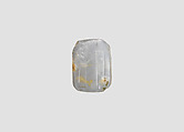 Stamp seal (octagonal pyramid) with cultic scene, Flawed neutral Chalcedony (Quartz), Assyro-Babylonian