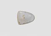 Stamp seal (octagonal pyramid) with cultic scene, Flawed neutral Chalcedony (Quartz), Assyro-Babylonian