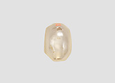 Stamp seal (octagonal pyramid) with cultic scene, Neutral Chalcedony (Quartz), Assyro-Babylonian