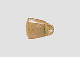 Stamp seal (octagonal pyramid) with divine symbols, Flawed neutral Chalcedony (Quartz), Assyro-Babylonian