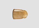 Stamp seal (octagonal pyramid) with cultic scene, Flawed neutral Chalcedony (Quartz), Assyro-Babylonian
