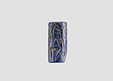 Cylinder seal, Lapis lazuli, Akkadian