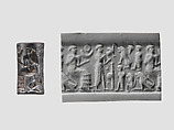 Cylinder seal, Hematite, Babylonian